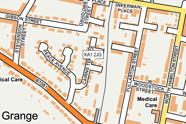 KA1 2JG map - OS OpenMap – Local (Ordnance Survey)