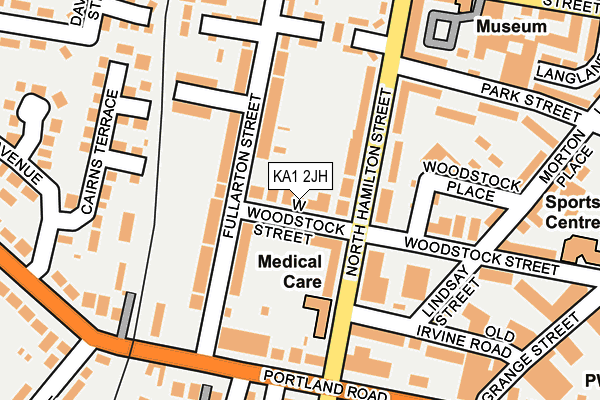 KA1 2JH map - OS OpenMap – Local (Ordnance Survey)