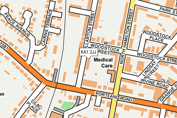 KA1 2JJ map - OS OpenMap – Local (Ordnance Survey)