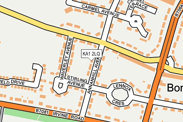 KA1 2LQ map - OS OpenMap – Local (Ordnance Survey)