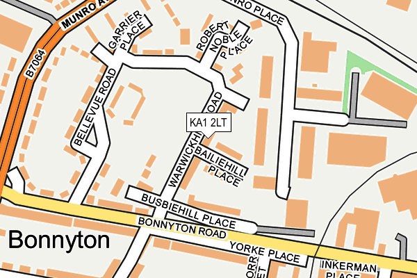 KA1 2LT map - OS OpenMap – Local (Ordnance Survey)