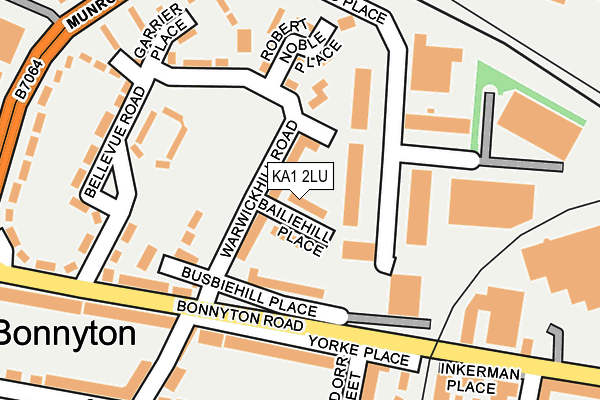 KA1 2LU map - OS OpenMap – Local (Ordnance Survey)