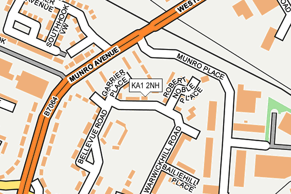 KA1 2NH map - OS OpenMap – Local (Ordnance Survey)