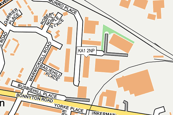 KA1 2NP map - OS OpenMap – Local (Ordnance Survey)