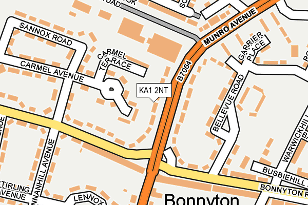 KA1 2NT map - OS OpenMap – Local (Ordnance Survey)