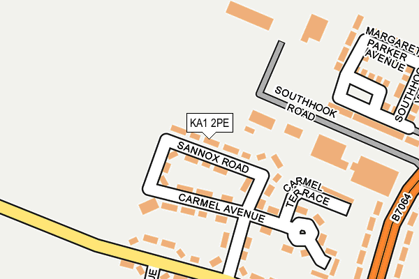 KA1 2PE map - OS OpenMap – Local (Ordnance Survey)