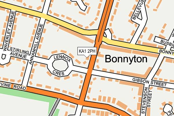 KA1 2PH map - OS OpenMap – Local (Ordnance Survey)