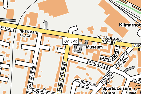 KA1 2PR map - OS OpenMap – Local (Ordnance Survey)