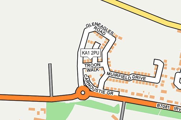 KA1 2PU map - OS OpenMap – Local (Ordnance Survey)