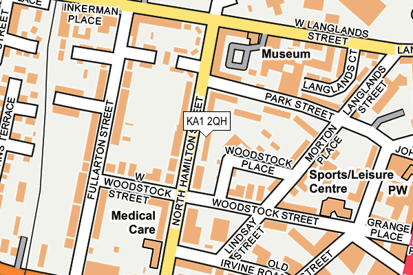 KA1 2QH map - OS OpenMap – Local (Ordnance Survey)