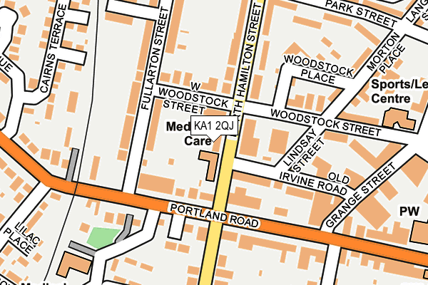 KA1 2QJ map - OS OpenMap – Local (Ordnance Survey)