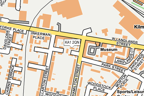 KA1 2QN map - OS OpenMap – Local (Ordnance Survey)