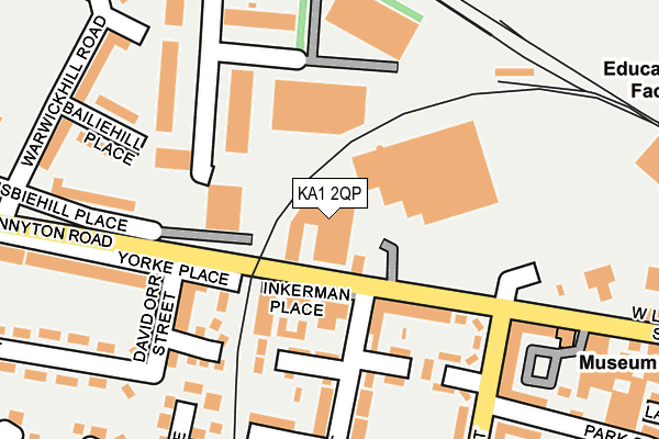 KA1 2QP map - OS OpenMap – Local (Ordnance Survey)