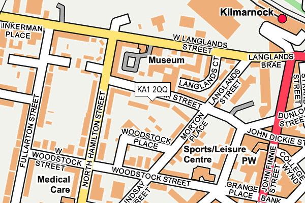KA1 2QQ map - OS OpenMap – Local (Ordnance Survey)