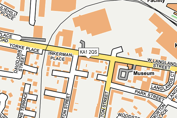 KA1 2QS map - OS OpenMap – Local (Ordnance Survey)