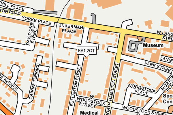 KA1 2QT map - OS OpenMap – Local (Ordnance Survey)