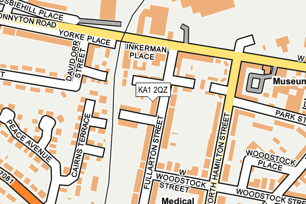 KA1 2QZ map - OS OpenMap – Local (Ordnance Survey)