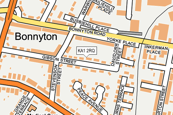 KA1 2RQ map - OS OpenMap – Local (Ordnance Survey)