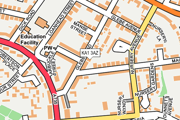 KA1 3AZ map - OS OpenMap – Local (Ordnance Survey)