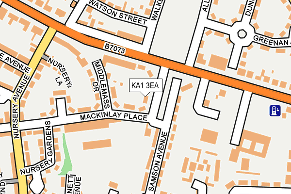 KA1 3EA map - OS OpenMap – Local (Ordnance Survey)