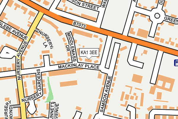 KA1 3EE map - OS OpenMap – Local (Ordnance Survey)