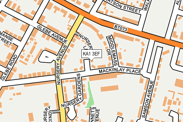 KA1 3EF map - OS OpenMap – Local (Ordnance Survey)