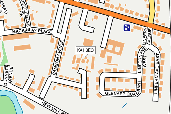 KA1 3EQ map - OS OpenMap – Local (Ordnance Survey)