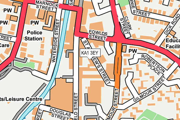 KA1 3EY map - OS OpenMap – Local (Ordnance Survey)