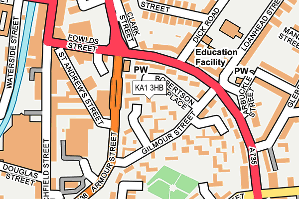 KA1 3HB map - OS OpenMap – Local (Ordnance Survey)