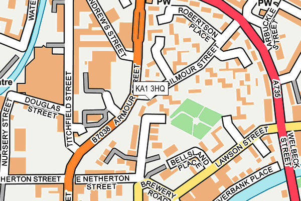 KA1 3HQ map - OS OpenMap – Local (Ordnance Survey)