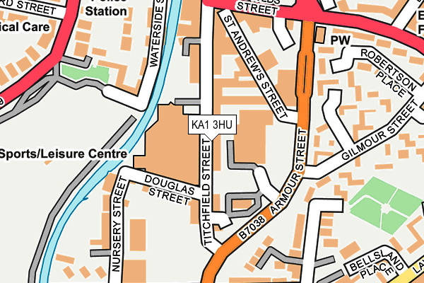 KA1 3HU map - OS OpenMap – Local (Ordnance Survey)