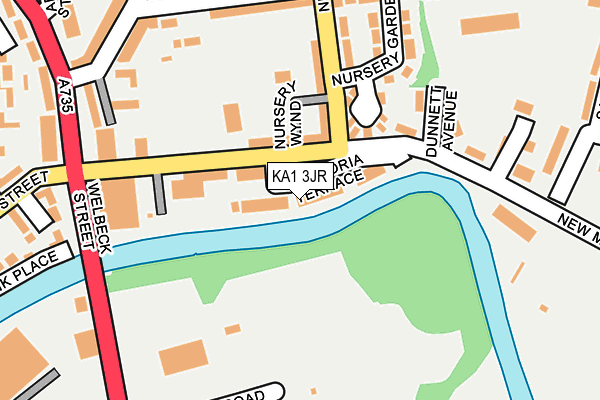 KA1 3JR map - OS OpenMap – Local (Ordnance Survey)