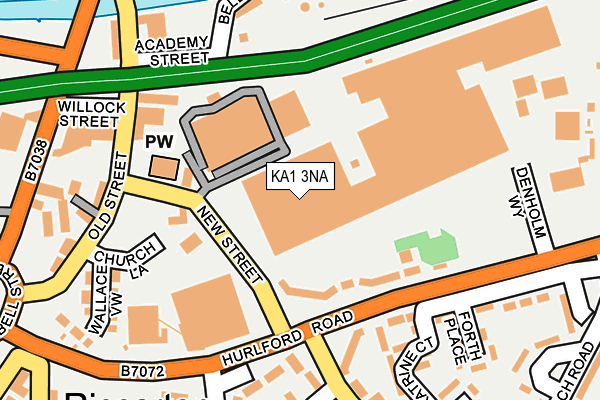 KA1 3NA map - OS OpenMap – Local (Ordnance Survey)