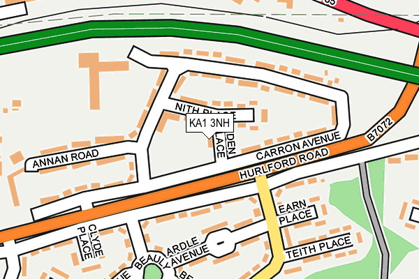 KA1 3NH map - OS OpenMap – Local (Ordnance Survey)