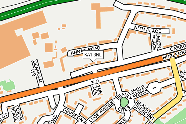 KA1 3NL map - OS OpenMap – Local (Ordnance Survey)