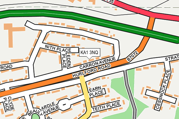 KA1 3NQ map - OS OpenMap – Local (Ordnance Survey)