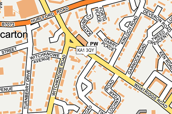 KA1 3QY map - OS OpenMap – Local (Ordnance Survey)