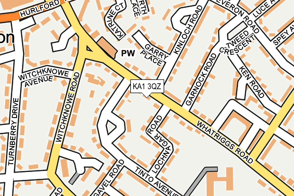 KA1 3QZ map - OS OpenMap – Local (Ordnance Survey)