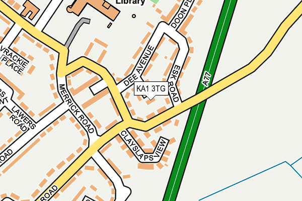 KA1 3TG map - OS OpenMap – Local (Ordnance Survey)