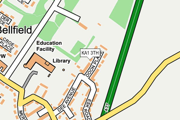 KA1 3TH map - OS OpenMap – Local (Ordnance Survey)