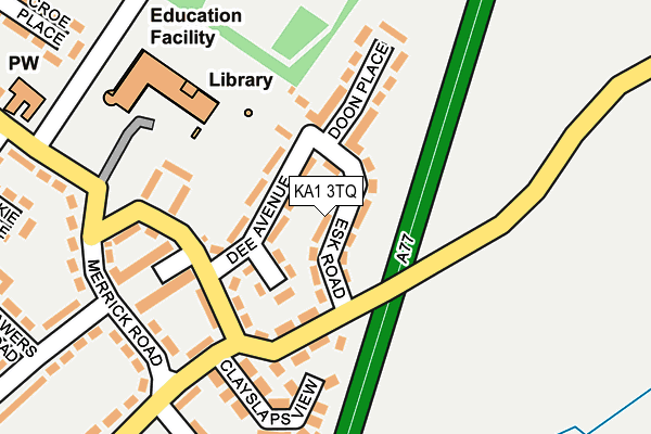 KA1 3TQ map - OS OpenMap – Local (Ordnance Survey)