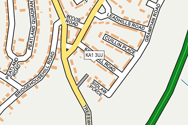 KA1 3UJ map - OS OpenMap – Local (Ordnance Survey)