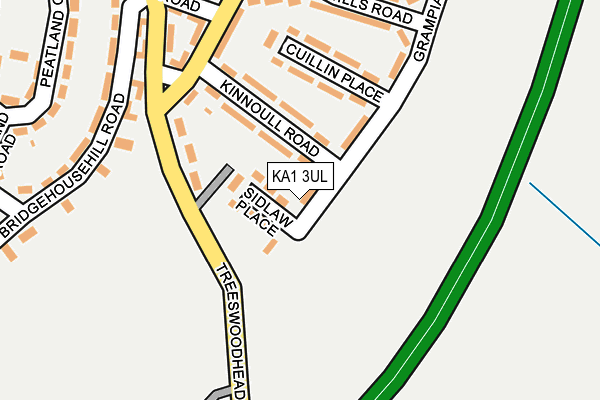 KA1 3UL map - OS OpenMap – Local (Ordnance Survey)