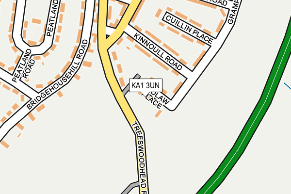 KA1 3UN map - OS OpenMap – Local (Ordnance Survey)