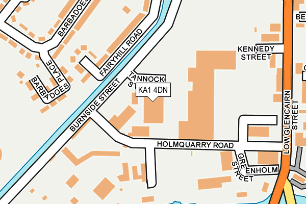 KA1 4DN map - OS OpenMap – Local (Ordnance Survey)