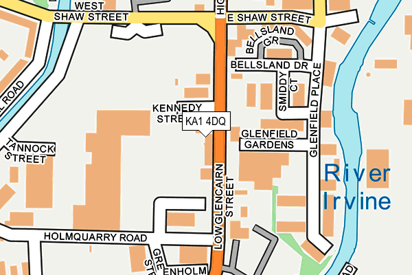 KA1 4DQ map - OS OpenMap – Local (Ordnance Survey)