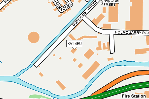 KA1 4EU map - OS OpenMap – Local (Ordnance Survey)