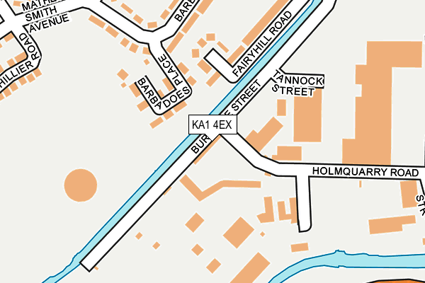 KA1 4EX map - OS OpenMap – Local (Ordnance Survey)