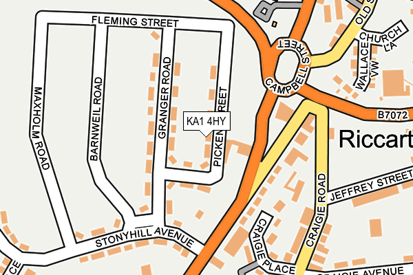 KA1 4HY map - OS OpenMap – Local (Ordnance Survey)