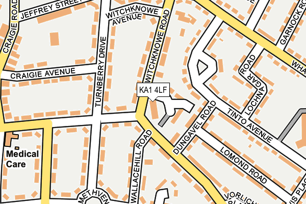 KA1 4LF map - OS OpenMap – Local (Ordnance Survey)